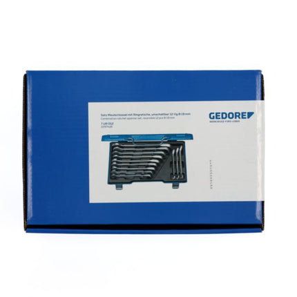 GEDORE Maulringratschenschlüsselsatz 7 UR-012 12-teilig Schlüsselweiten 8-19 mm ( 4000821990 )