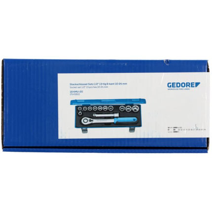GEDORE Steckschlüsselsatz 19 KMU-20 13-teilig 1/2 ″ ( 4000880496 )