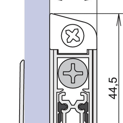 ATHMER Türdichtung Schall-Ex® GS-8 1-407 1-seitig Länge 958 mm ( 3327023076 )