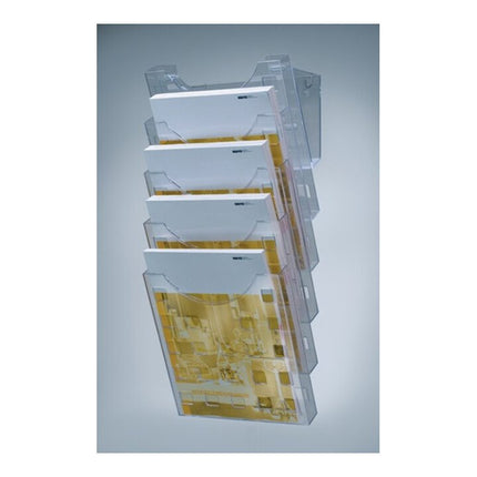 HELIT Wandprospekthalter 5 Fächer DIN A4 ( 9000493300 )