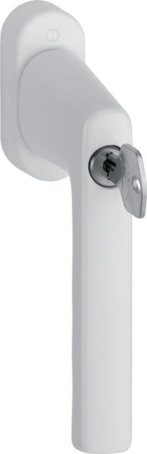 HOPPE Fenstergriff Hamburg 0700LS/U26 100NM Aluminium F9016 verkehrsweiß ( 3000203156 )