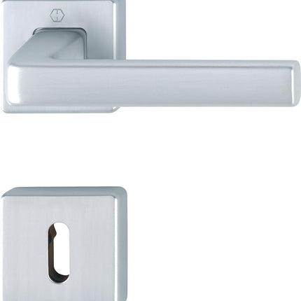 HOPPE Rosettengarnitur Dublin 1124 / 843KV/843KVS Aluminium F1 ( 3000203135 )