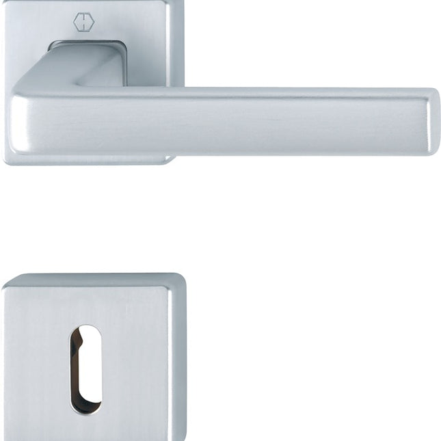 HOPPE Rosettengarnitur Dublin 1124 / 843KV/843KVS Aluminium F1 ( 3000203135 )