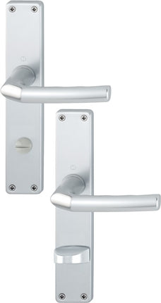 HOPPE Langschildgarnitur Birmingham 1117/202SP Aluminium F1 ( 3000252987 )