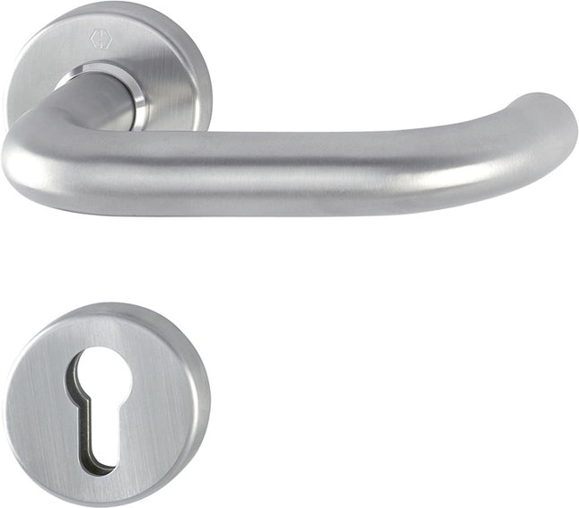 HOPPE Rosettenhalbgarnitur Paris E138Z/42/42S Edelstahl F69 ( 3000220054 )