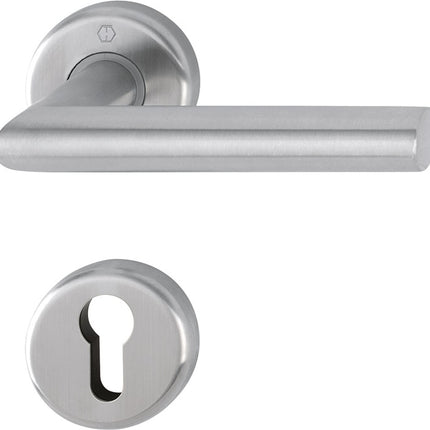 HOPPE Rosettengarnitur Utrecht E1444Z/17KV/17KVS Edelstahl F69 ( 3000220004 )