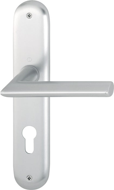 HOPPE Langschildgarnitur Stockholm 1140/273P Aluminium F1 ( 3000252599 )