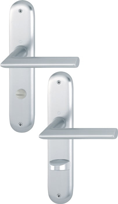 HOPPE long escutcheon set Stockholm 1140/273P Aluminium F1 ( 3000252630 )