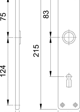 Para płyt długich HOPPE 202SP F4 / kolor brązowy F4 ( 3000252126 )