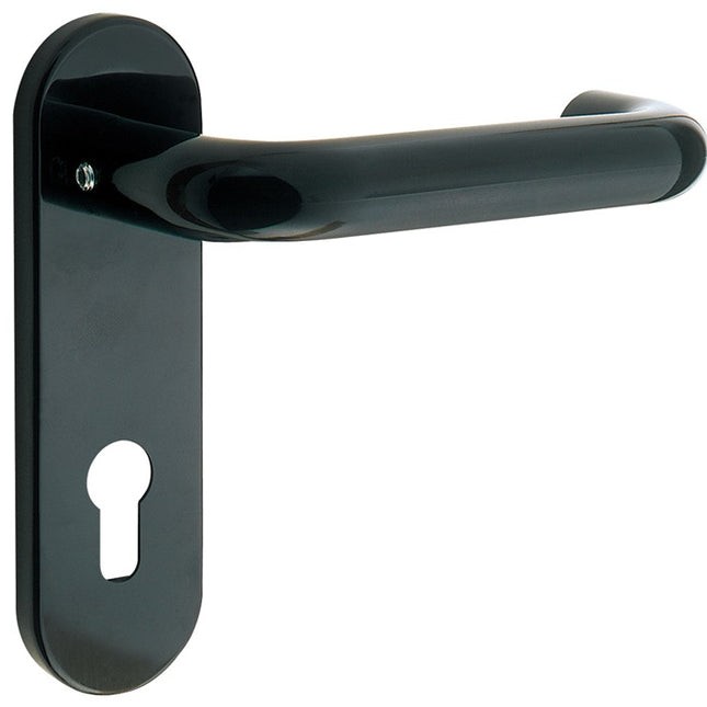 HOPPE Feuerschutzgarnitur Paris FS-K138F/353K Kunststoff F9005 D/D ( 3000251118 )