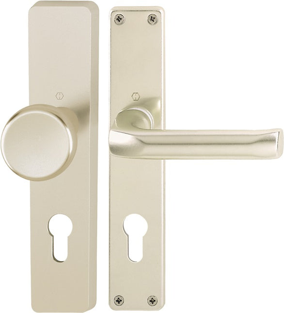 HOPPE Langschildgarnitur London 54/227/202SP/113 Aluminium F2 ( 3000252241 )