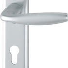 HOPPE Kurzschildgarnitur New York 1810/273KP Aluminium F1 ( 3000203555 )