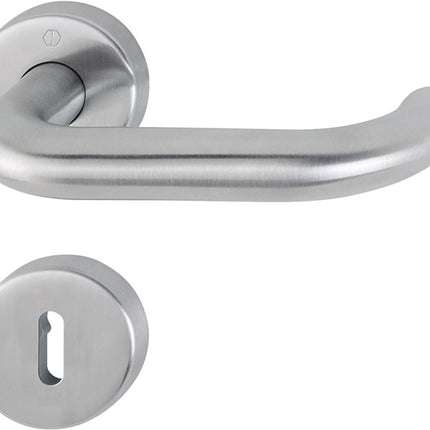 HOPPE Rosettengarnitur Paris E58/42H/42HKVS/138 Edelstahl F69 ( 3000203103 )