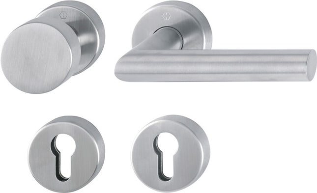 HOPPE Feuerschutzgarnitur Amsterdam FS-E58/42H/42HS/1400 Edelstahl F69 D/K ( 3000203123 )