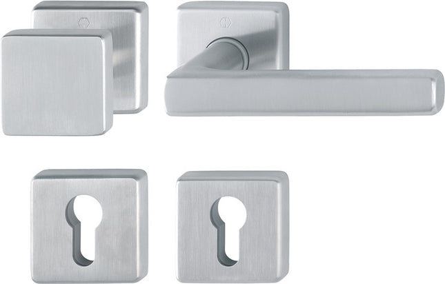 HOPPE Rosettengarnitur Dallas E43L/52KV/52KVS/1643Z Edelstahl F69 ( 3000220027 )