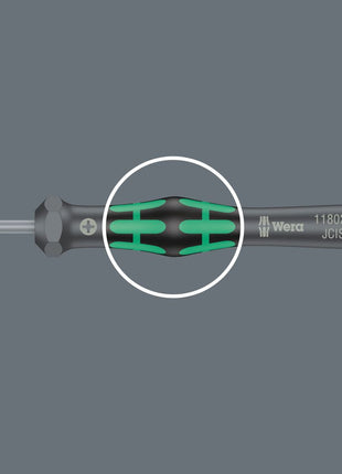 WERA Elektronik-Feinmechanik-Schraubendreher 2035 1,2 mm Klingenlänge 40 mm ( 4300001761 )