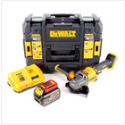 DeWalt DCG 414 T2 Akku Winkelschleifer 54 V XR Flexvolt 125 mm Brushless + 2x Akku 6,0 Ah + Ladegerät + TSTAK - Toolbrothers