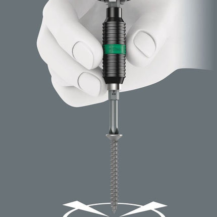 WERA Bithalter Rapidaptor 1/4 ″ F 6,3 1/4 ″ C 6,3 + E 6,3 ( 4000829608 )