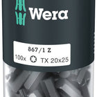 WERA Bitgroßpackung 867/1 Z 1/4 ″ T 20 Länge 25 mm ( 4000822271 )