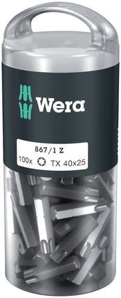 WERA Bitgroßpackung 867/1 Z 1/4 ″ T 40 Länge 25 mm ( 4000822274 )