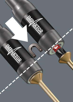 WERA Bithalter 897/4 IMP R für 1/4 ″ Bits C 6,3 Länge 75 mm ( 4000829040 )