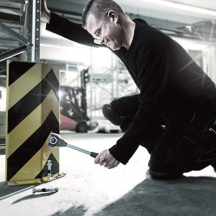 WERA Durchsteckknarre 8002 C Koloss All Inclusive Set 1/2 ″ 30 Zähne ( 4000821452 )