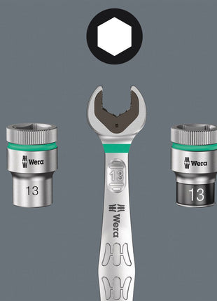 WERA Maulringratschenschlüsselsatz Joker 11-teilig Schlüsselweiten 8-19 mm ( 4000821535 )