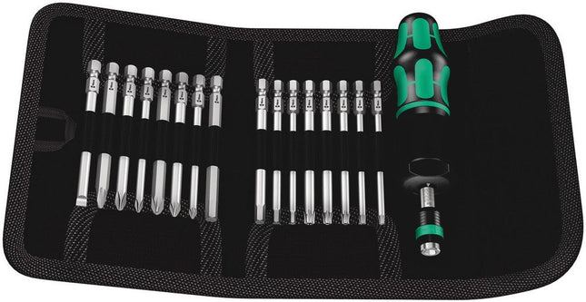WERA Drehmomentschraubendrehersatz KK 60 Torque 17-teilig 1,2-3 Nm ( 4000828120 )