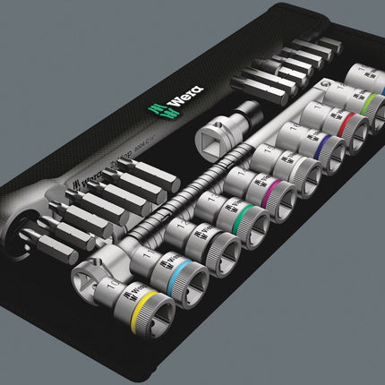 WERA Steckschlüsselsatz Zyklop Metal 28-teilig 1/2 ″ ( 4000821764 )