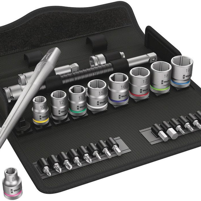 WERA Steckschlüsselsatz Zyklop Metal 8100 SB 8 29-teilig 3/8 ″ ( 4000821752 )