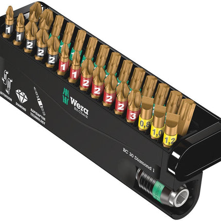 WERA Bitsortiment Bit-Check Diamond 1 30-teilig ( 4000829904 )