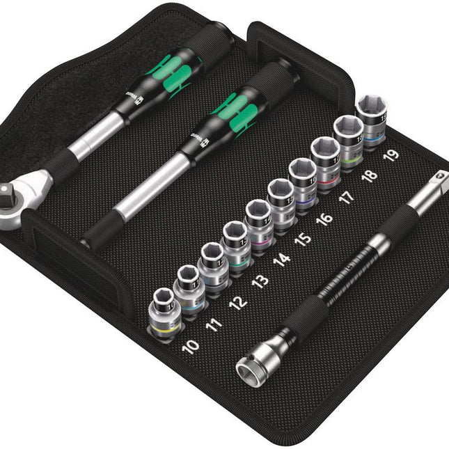 WERA Steckschlüsselsatz 8006 SC 1 13-teilig 1/2 ″ ( 4000821145 )