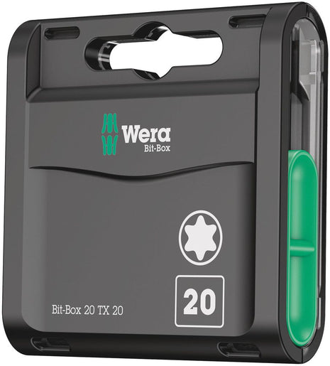 WERA Bitgroßpackung 1/4 ″ T 20 Länge 25 mm ( 4000829008 )