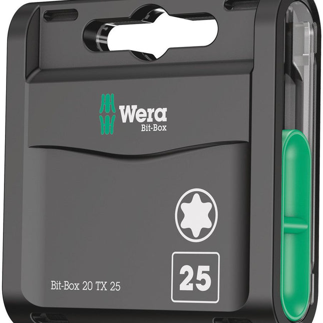 WERA Bitgroßpackung 1/4 ″ T 25 Länge 25 mm ( 4000829009 )