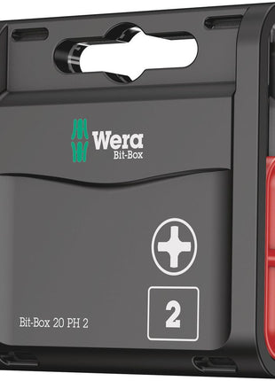 WERA Bitgroßpackung 1/4 ″ PH 2 Länge 25 mm ( 4000829006 )