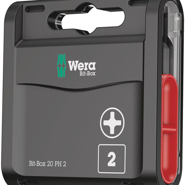WERA Bitgroßpackung 1/4 ″ PH 2 Länge 25 mm ( 4000829006 )