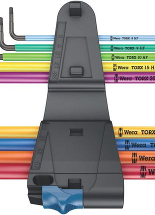 Jeu de tournevis coudés WERA 967/9 TX XL HF 9 pièces T8 - T40 (4000825597)