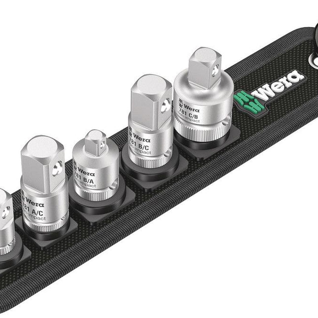 WERA Adaptersatz 781/5 Set 5teilig m.Halterung ( 8000907877 )