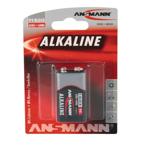 Batterie ANSMANN 9 V 6LP3146-E bloc 550 mAh (4000901825)