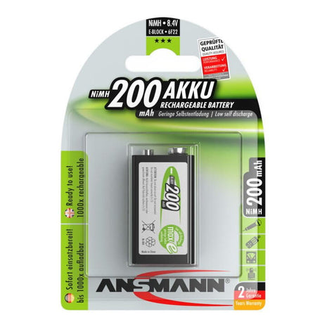 ANSMANN Batterie d´accumulateur maxE 8,4 V 200 mAh ( 4000876121 )