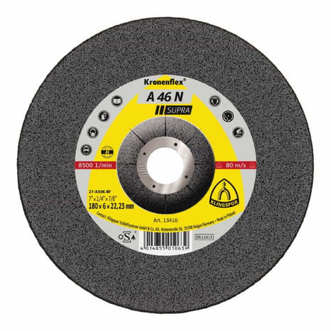 Disco abrasivo KLINGSPOR A 46 N Supra D115xS6mm (4000841094)