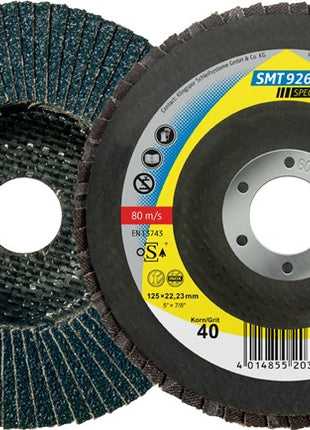 KLINGSPOR Disco dentado SMT 926 Especial Ø 115 mm Grano 40 6° curvado (8000352212)