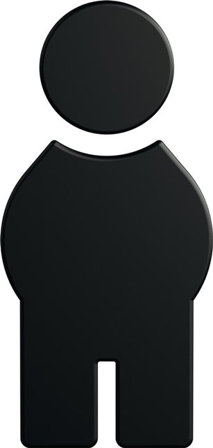 HEWI Symbol Mann 801.91B010 Polyamid Farb-Nr. 90 ( 8000645314 )