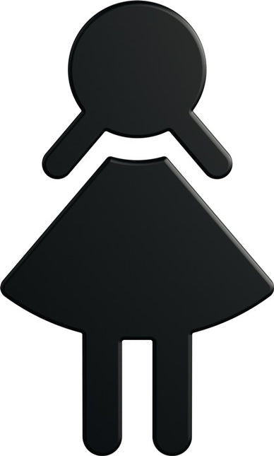 HEWI Symbol Frau 801.91B020 Polyamid Farb-Nr. 90 ( 8000645320 )