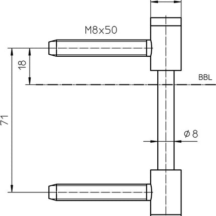 SIMONSWERK Flügelteil V 0026 WF 3-teilig ( 3000255756 )