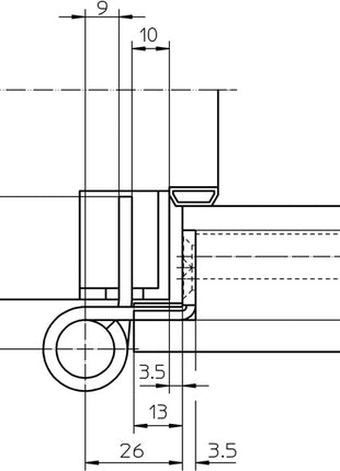 SIMONSWERK Objektband VARIANT VX 7939/160 Edelstahl matt gebürstet 200 kg ( 3000255460 )