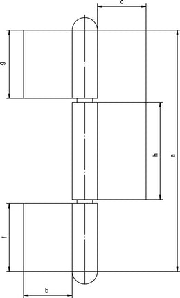 SIMONSWERK Konstruktionsband KO 8 Bandlänge 240 mm Lappenbreite 50 mm ( 3000255521 )