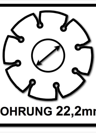 WellCut Diamond Blade Diamant Trennscheibe 230 x 22,2 mm Universal Turbo ( 888 230 / 22 ) - Toolbrothers