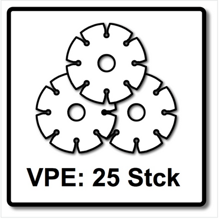 WellCut WCM 23032 - 25 Stück Trennscheibe 230 mm für Metalle - Toolbrothers