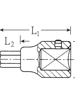 STAHLWILLE Steckschlüsseleinsatz 59 3/4 ″ Innen-6-kant ( 4000826469 )